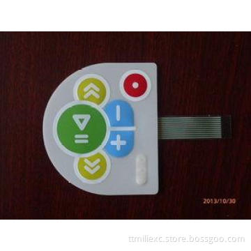 Dull Polish Membrane Switch Keyboard For Electronic Reading